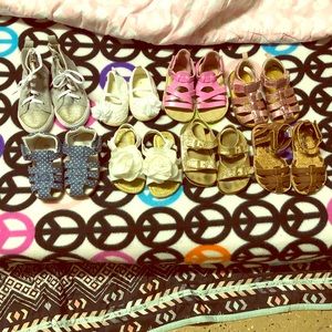 Girls summer shoes 5c-7c